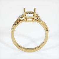 14K Yellow Gold Accent Stones Ring Setting Image