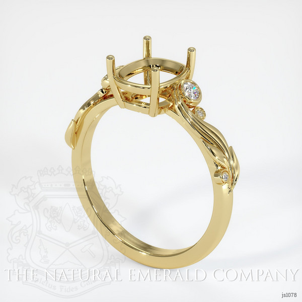  Emerald Ring 0.92 Ct. 18K Yellow Gold
