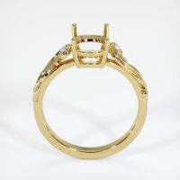 18K Yellow Gold Accent Stones Ring Setting Image