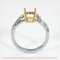 14K Yellow & White Accent Stones Ring Setting Image