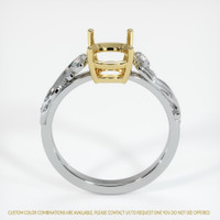 18K Yellow & White Accent Stones Ring Setting Image