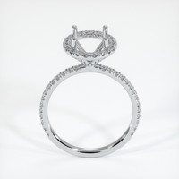Silver Pave Ring Setting Image