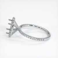 10K White Gold Pave Ring Setting Image