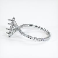 14K White Gold Pave Ring Setting Image