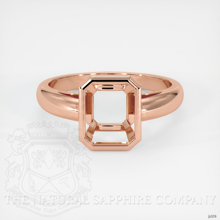 14K Rose Gold Men's Ring Setting