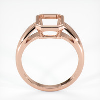 14K Rose Gold Men's Ring Setting Image