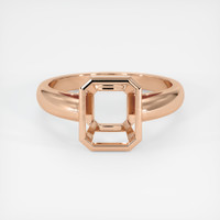 18K Rose Gold Men's Ring Setting Image