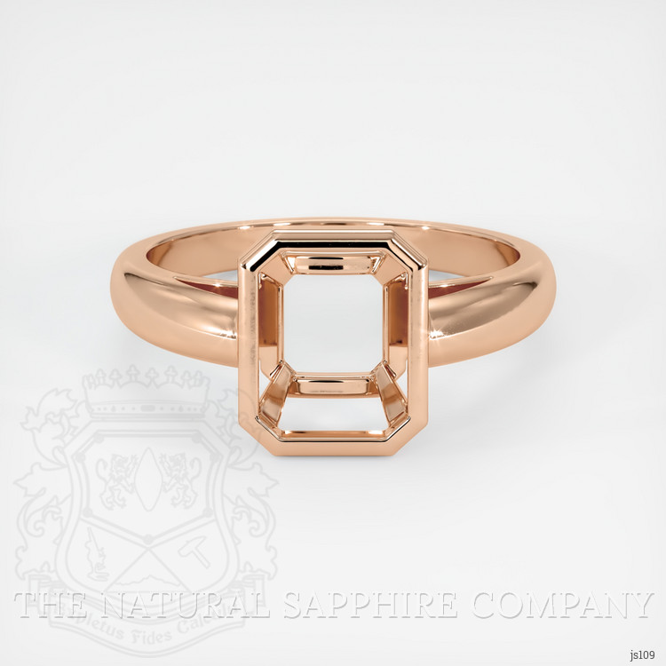 18K Rose Gold Men's Ring Setting