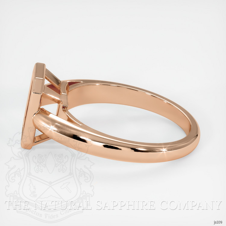 18K Rose Gold Men's Ring Setting
