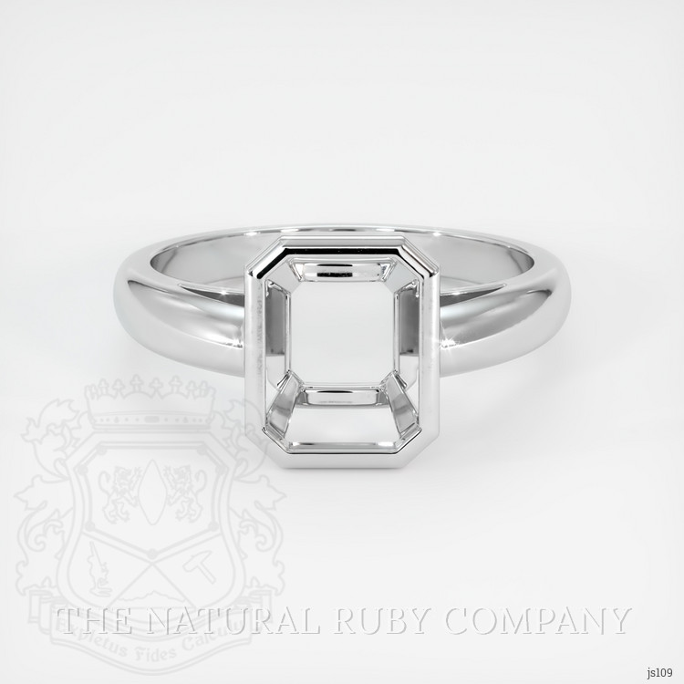 14K White Gold Men's Ring Setting