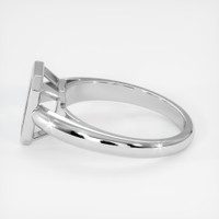 14K White Gold Men's Ring Setting Image