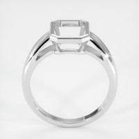 14K White Gold Men's Ring Setting Image