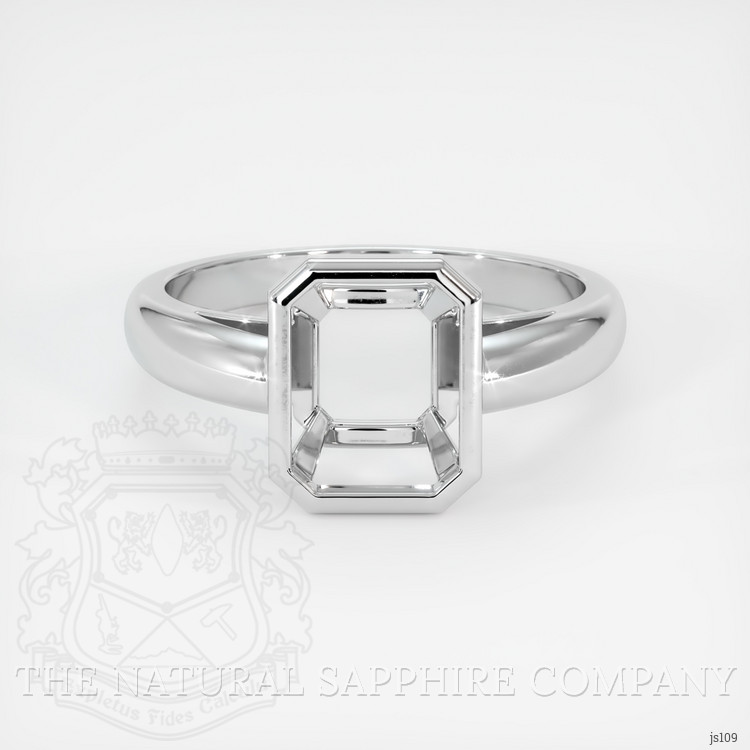 18K White Gold Men's Ring Setting