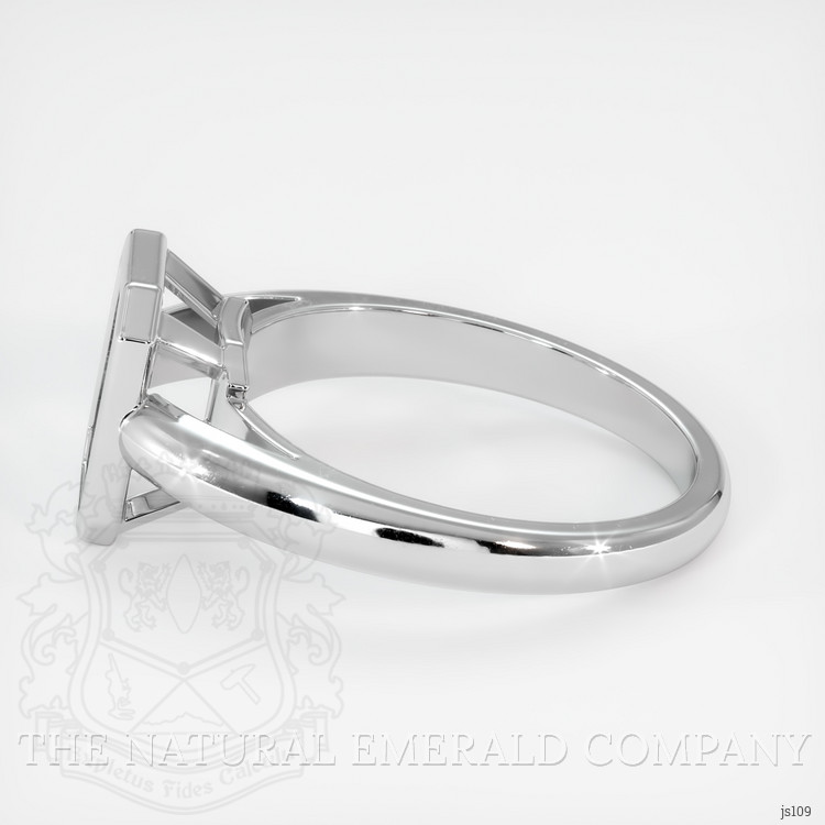 18K White Gold Men's Ring Setting #JS1483W18