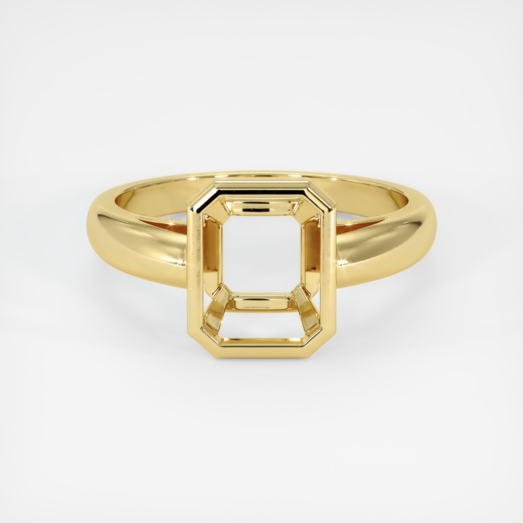 10K Yellow Gold Men's Ring Setting