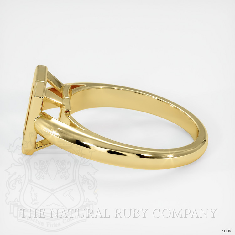 10K Yellow Gold Men's Ring Setting