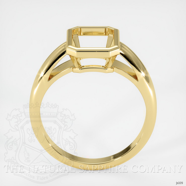 10K Yellow Gold Men's Ring Setting