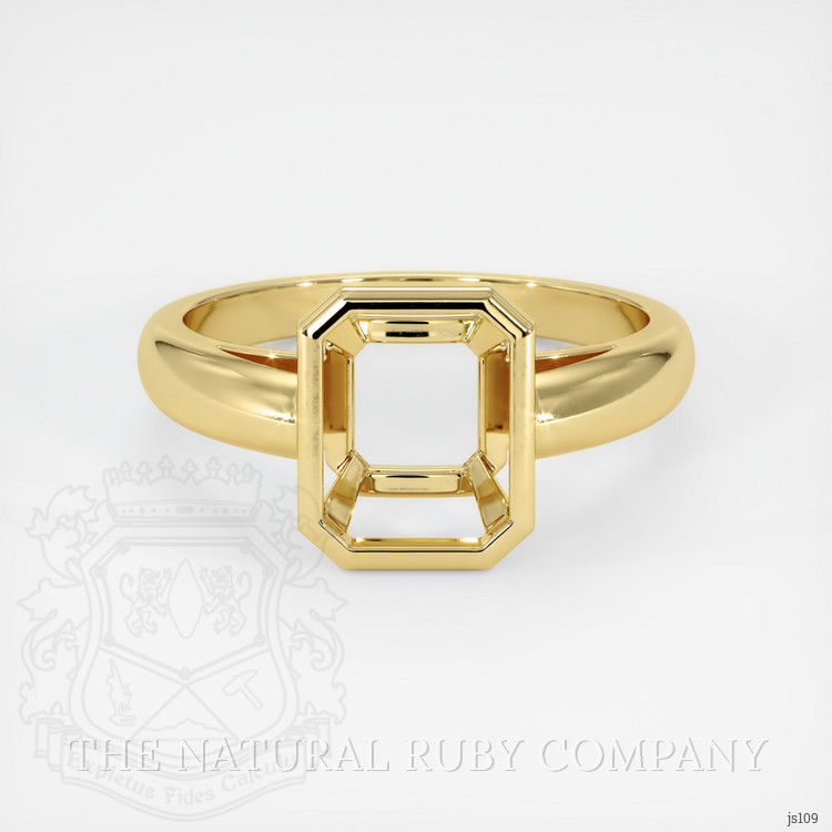 18K Yellow Gold Men's Ring Setting