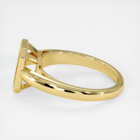 18K Yellow Gold Men's Ring Setting Image