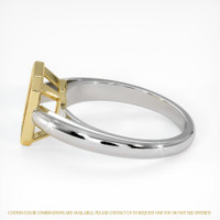 18K Yellow & White Men's Ring Setting Image