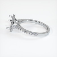 10K White Gold Pave Ring Setting Image
