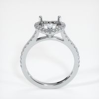 18K White Gold Pave Ring Setting Image