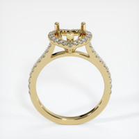 10K Yellow Gold Pave Ring Setting Image