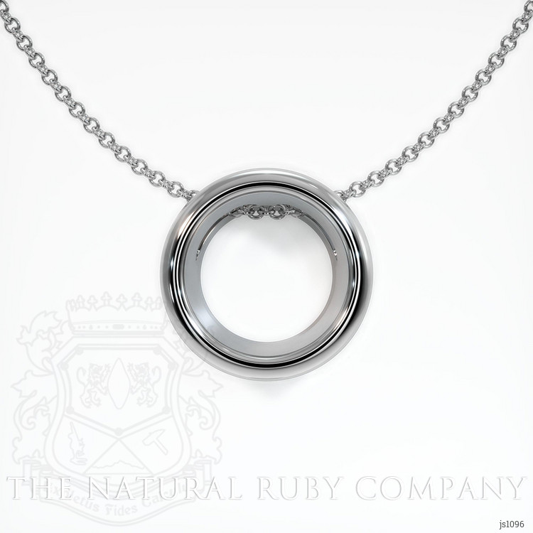 Platinum 950 Bezel Pendant Setting