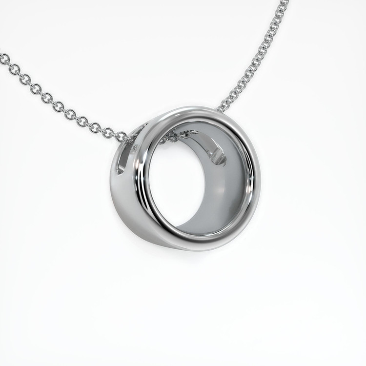Platinum 950 Bezel Pendant Setting