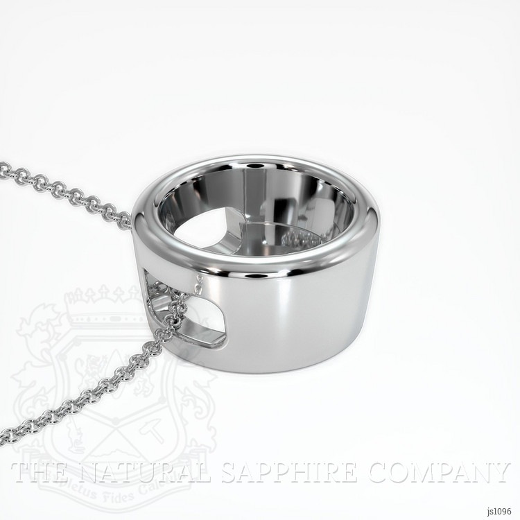 Platinum 950 Bezel Pendant Setting