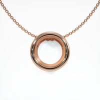 14K Rose Gold Bezel Pendant Setting Video