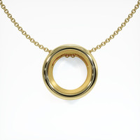 10K Yellow Gold Bezel Pendant Setting Video
