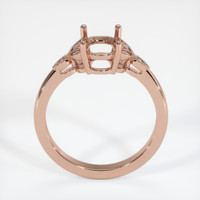14K Rose Gold Pave Ring Setting Image