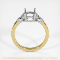 18K White & Yellow Pave Ring Setting Image