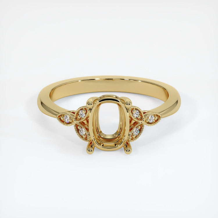 14K Yellow Gold Antique Style Ring Setting