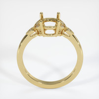 18K Yellow Gold Pave Ring Setting Image