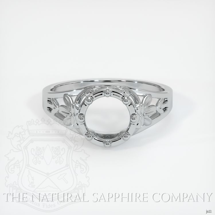 Platinum 950 Antique Style Ring Setting