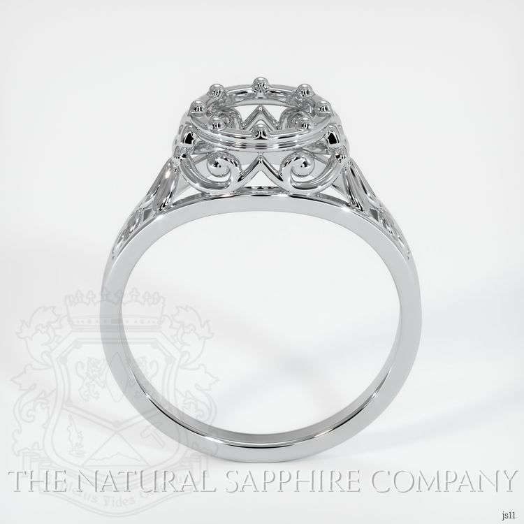 Platinum 950 Antique Style Ring Setting
