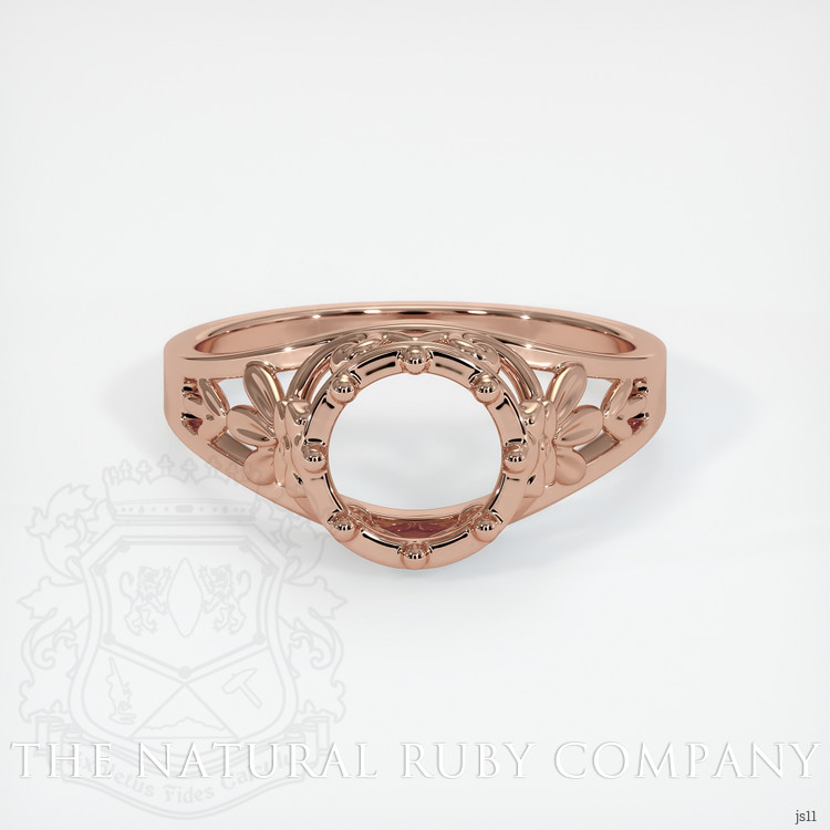 14K Rose Gold Antique Style Ring Setting