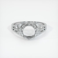 10K White Gold Antique Style Ring Setting Image