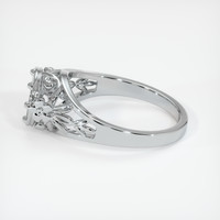 10K White Gold Antique Style Ring Setting Image