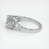 14K White Gold Antique Style Ring Setting Image