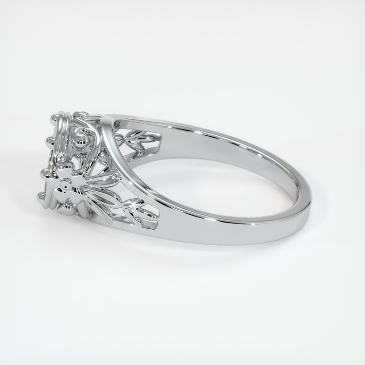 18K White Gold Antique Style Ring Setting