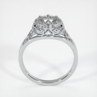18K White Gold Antique Style Ring Setting Image