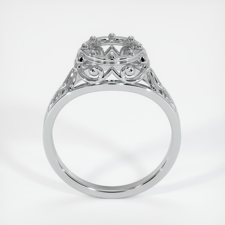 18K White Gold Antique Style Ring Setting