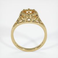 14K Yellow Gold Antique Style Ring Setting Image