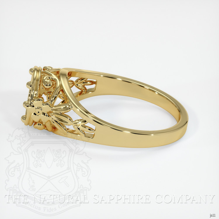 18K Yellow Gold Antique Style Ring Setting