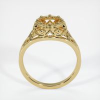 18K Yellow Gold Antique Style Ring Setting Image