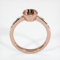 14K Rose Gold Accent Stones Ring Setting Image