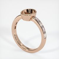 18K Rose Gold Accent Stones Ring Setting Video